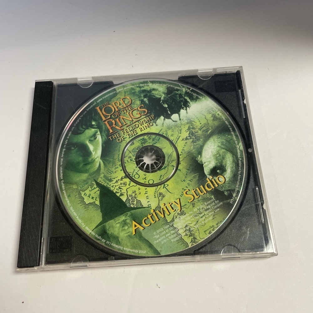 LORD OF THE RINGS ~ FELLOWSHIP OF THE RING ~ ACTIVITY STUDIO ~ CD-ROM